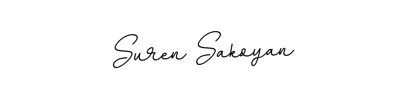 This is the best signature style for the Suren Sakoyan name. Also you like these signature font (BallpointsItalic-DORy9). Mix name signature. Suren Sakoyan signature style 11 images and pictures png