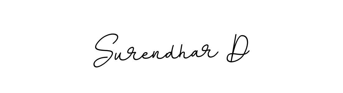 Create a beautiful signature design for name Surendhar D. With this signature (BallpointsItalic-DORy9) fonts, you can make a handwritten signature for free. Surendhar D signature style 11 images and pictures png