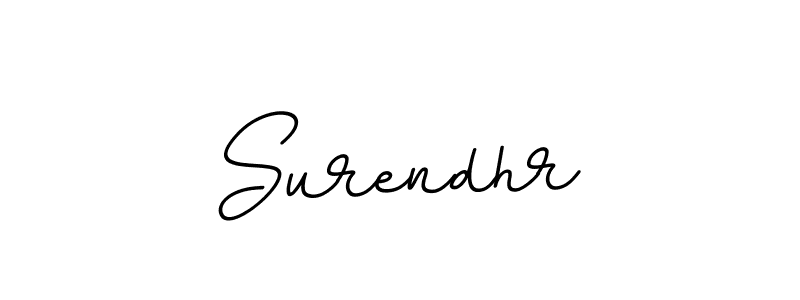Use a signature maker to create a handwritten signature online. With this signature software, you can design (BallpointsItalic-DORy9) your own signature for name Surendhr. Surendhr signature style 11 images and pictures png