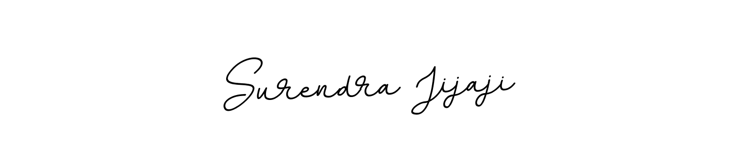 The best way (BallpointsItalic-DORy9) to make a short signature is to pick only two or three words in your name. The name Surendra Jijaji include a total of six letters. For converting this name. Surendra Jijaji signature style 11 images and pictures png