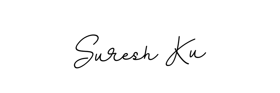 Design your own signature with our free online signature maker. With this signature software, you can create a handwritten (BallpointsItalic-DORy9) signature for name Suresh Ku. Suresh Ku signature style 11 images and pictures png