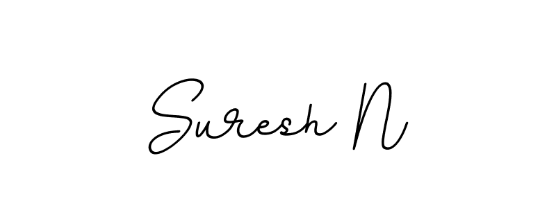 It looks lik you need a new signature style for name Suresh N. Design unique handwritten (BallpointsItalic-DORy9) signature with our free signature maker in just a few clicks. Suresh N signature style 11 images and pictures png