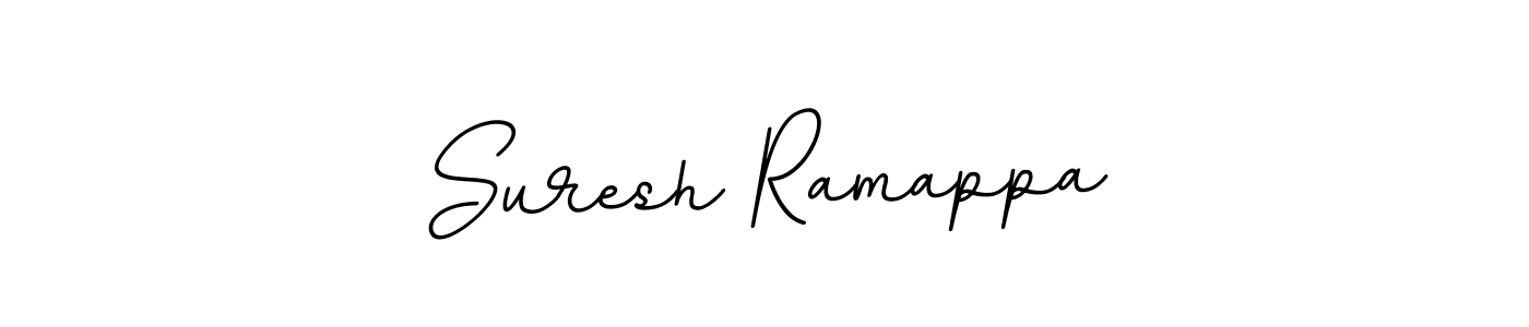 Design your own signature with our free online signature maker. With this signature software, you can create a handwritten (BallpointsItalic-DORy9) signature for name Suresh Ramappa. Suresh Ramappa signature style 11 images and pictures png