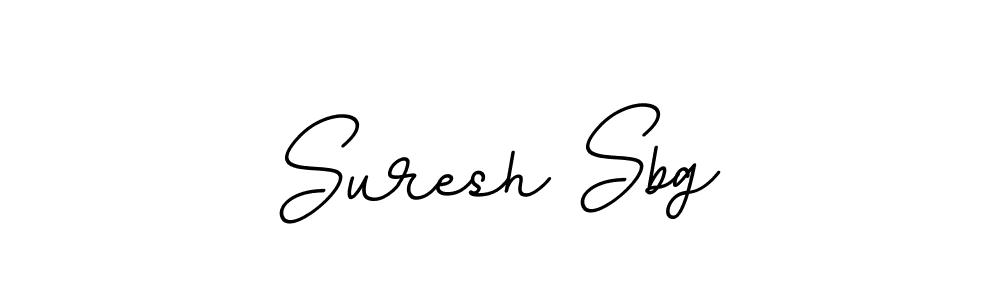 Use a signature maker to create a handwritten signature online. With this signature software, you can design (BallpointsItalic-DORy9) your own signature for name Suresh Sbg. Suresh Sbg signature style 11 images and pictures png