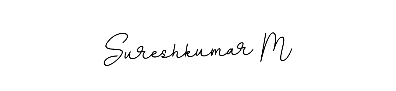 Also we have Sureshkumar M name is the best signature style. Create professional handwritten signature collection using BallpointsItalic-DORy9 autograph style. Sureshkumar M signature style 11 images and pictures png