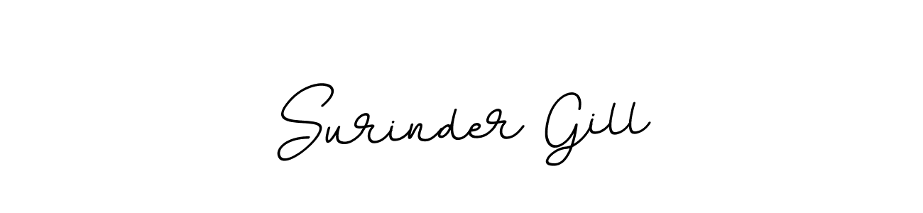 How to make Surinder Gill signature? BallpointsItalic-DORy9 is a professional autograph style. Create handwritten signature for Surinder Gill name. Surinder Gill signature style 11 images and pictures png