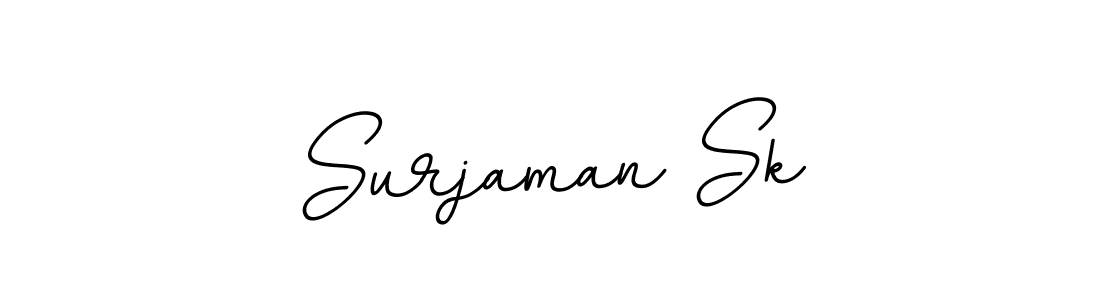 Create a beautiful signature design for name Surjaman Sk. With this signature (BallpointsItalic-DORy9) fonts, you can make a handwritten signature for free. Surjaman Sk signature style 11 images and pictures png