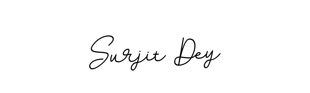 Make a beautiful signature design for name Surjit Dey. With this signature (BallpointsItalic-DORy9) style, you can create a handwritten signature for free. Surjit Dey signature style 11 images and pictures png