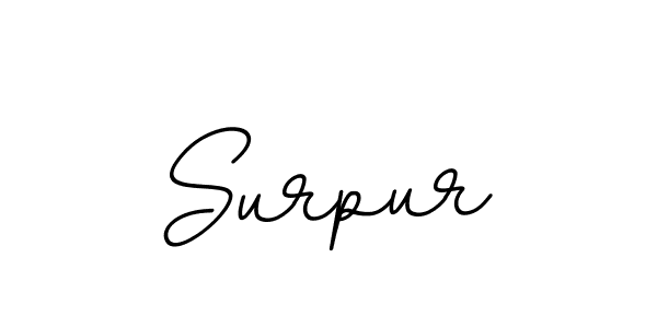 Make a beautiful signature design for name Surpur. With this signature (BallpointsItalic-DORy9) style, you can create a handwritten signature for free. Surpur signature style 11 images and pictures png