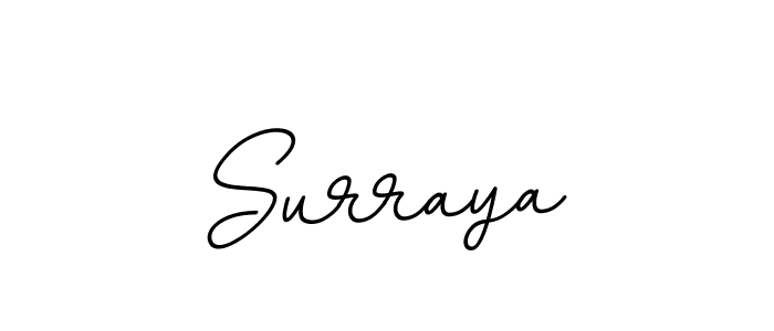 Design your own signature with our free online signature maker. With this signature software, you can create a handwritten (BallpointsItalic-DORy9) signature for name Surraya. Surraya signature style 11 images and pictures png