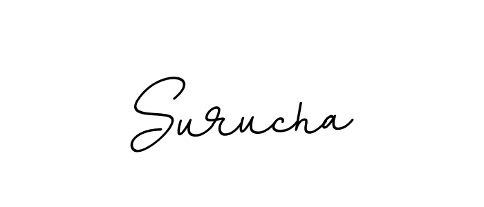 Surucha stylish signature style. Best Handwritten Sign (BallpointsItalic-DORy9) for my name. Handwritten Signature Collection Ideas for my name Surucha. Surucha signature style 11 images and pictures png