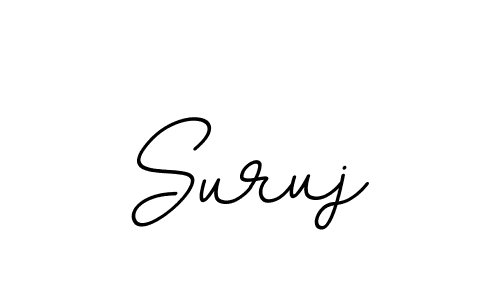 Use a signature maker to create a handwritten signature online. With this signature software, you can design (BallpointsItalic-DORy9) your own signature for name Suruj. Suruj signature style 11 images and pictures png