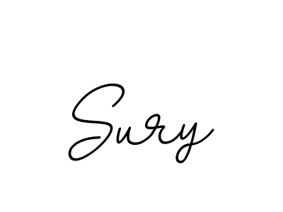 Make a beautiful signature design for name Sury. With this signature (BallpointsItalic-DORy9) style, you can create a handwritten signature for free. Sury signature style 11 images and pictures png