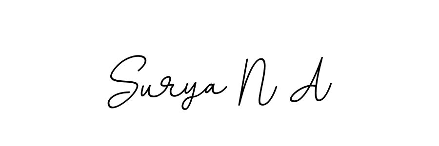 It looks lik you need a new signature style for name Surya N A. Design unique handwritten (BallpointsItalic-DORy9) signature with our free signature maker in just a few clicks. Surya N A signature style 11 images and pictures png