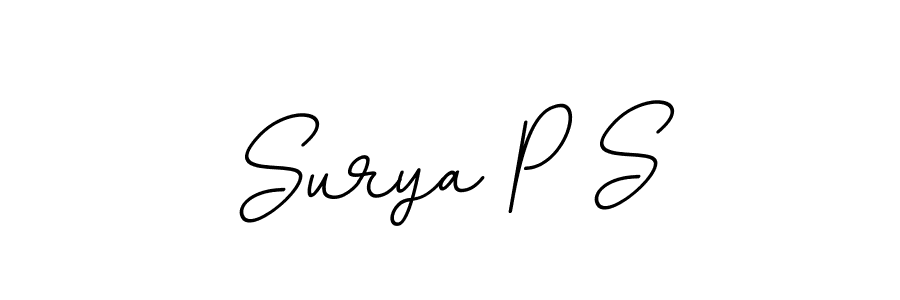 How to make Surya P S signature? BallpointsItalic-DORy9 is a professional autograph style. Create handwritten signature for Surya P S name. Surya P S signature style 11 images and pictures png