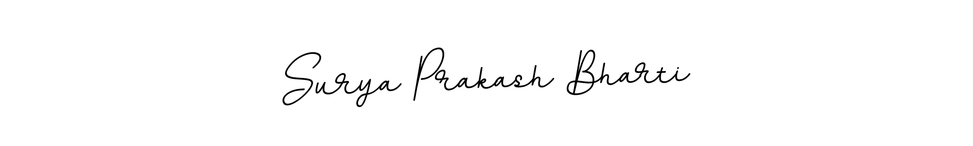 Make a beautiful signature design for name Surya Prakash Bharti. With this signature (BallpointsItalic-DORy9) style, you can create a handwritten signature for free. Surya Prakash Bharti signature style 11 images and pictures png