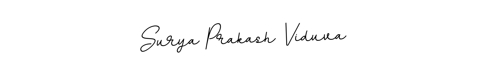 This is the best signature style for the Surya Prakash Viduva name. Also you like these signature font (BallpointsItalic-DORy9). Mix name signature. Surya Prakash Viduva signature style 11 images and pictures png
