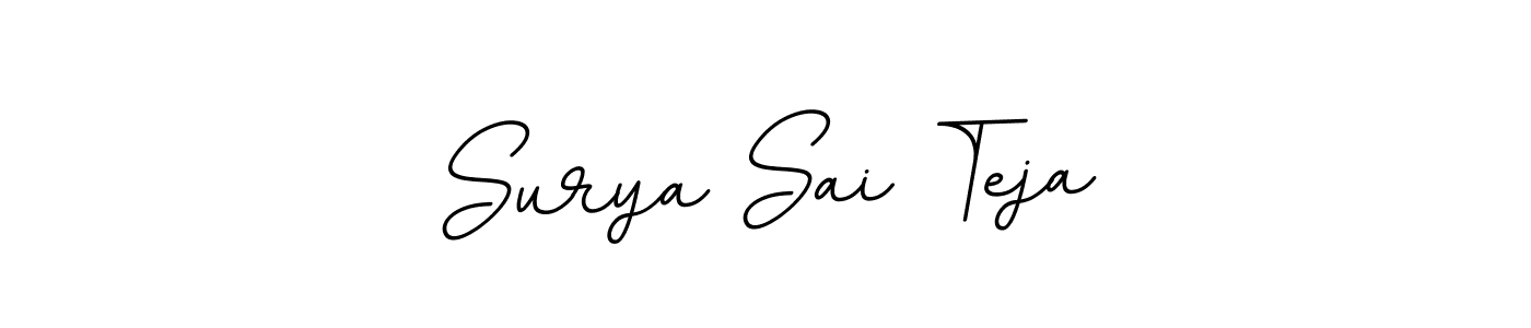 if you are searching for the best signature style for your name Surya Sai Teja. so please give up your signature search. here we have designed multiple signature styles  using BallpointsItalic-DORy9. Surya Sai Teja signature style 11 images and pictures png