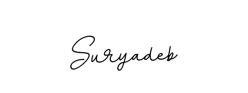 The best way (BallpointsItalic-DORy9) to make a short signature is to pick only two or three words in your name. The name Suryadeb include a total of six letters. For converting this name. Suryadeb signature style 11 images and pictures png