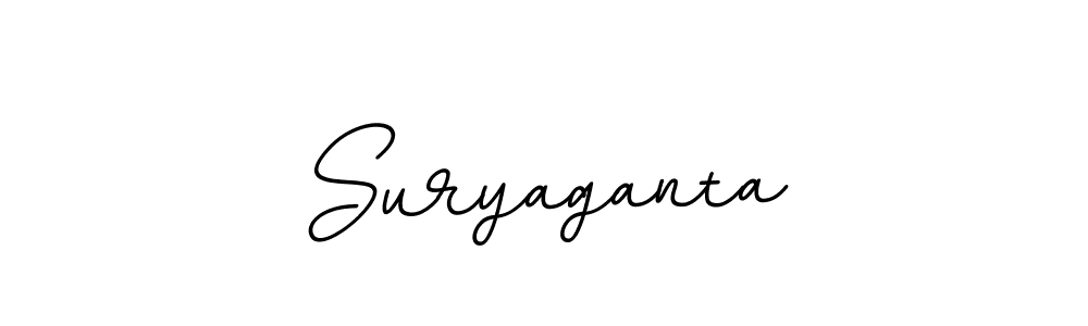 Design your own signature with our free online signature maker. With this signature software, you can create a handwritten (BallpointsItalic-DORy9) signature for name Suryaganta. Suryaganta signature style 11 images and pictures png