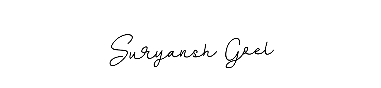 Make a short Suryansh Goel signature style. Manage your documents anywhere anytime using BallpointsItalic-DORy9. Create and add eSignatures, submit forms, share and send files easily. Suryansh Goel signature style 11 images and pictures png