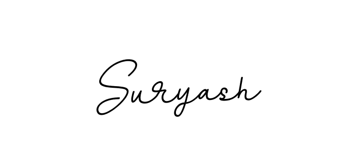 Create a beautiful signature design for name Suryash. With this signature (BallpointsItalic-DORy9) fonts, you can make a handwritten signature for free. Suryash signature style 11 images and pictures png