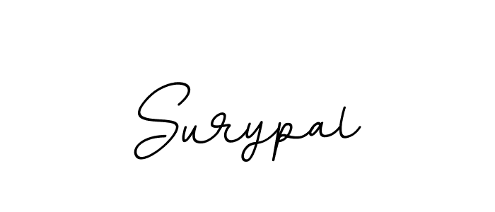 You should practise on your own different ways (BallpointsItalic-DORy9) to write your name (Surypal) in signature. don't let someone else do it for you. Surypal signature style 11 images and pictures png