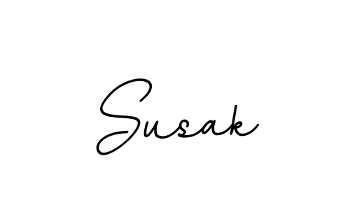 How to make Susak name signature. Use BallpointsItalic-DORy9 style for creating short signs online. This is the latest handwritten sign. Susak signature style 11 images and pictures png