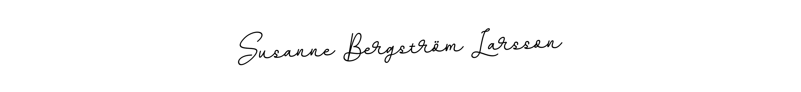 You should practise on your own different ways (BallpointsItalic-DORy9) to write your name (Susanne Bergström Larsson) in signature. don't let someone else do it for you. Susanne Bergström Larsson signature style 11 images and pictures png