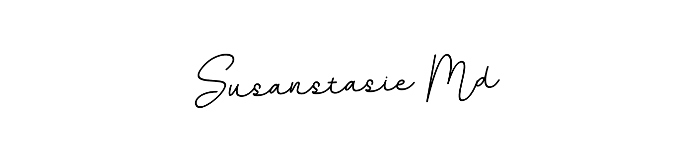 How to make Susanstasie Md name signature. Use BallpointsItalic-DORy9 style for creating short signs online. This is the latest handwritten sign. Susanstasie Md signature style 11 images and pictures png