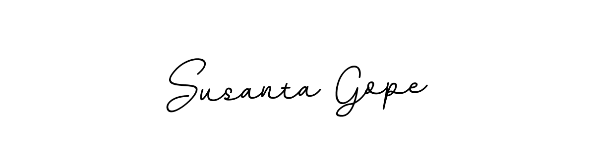 Use a signature maker to create a handwritten signature online. With this signature software, you can design (BallpointsItalic-DORy9) your own signature for name Susanta Gope. Susanta Gope signature style 11 images and pictures png