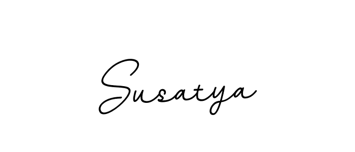 Susatya stylish signature style. Best Handwritten Sign (BallpointsItalic-DORy9) for my name. Handwritten Signature Collection Ideas for my name Susatya. Susatya signature style 11 images and pictures png