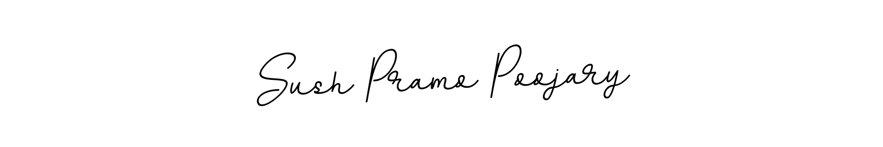 How to Draw Sush Pramo Poojary signature style? BallpointsItalic-DORy9 is a latest design signature styles for name Sush Pramo Poojary. Sush Pramo Poojary signature style 11 images and pictures png