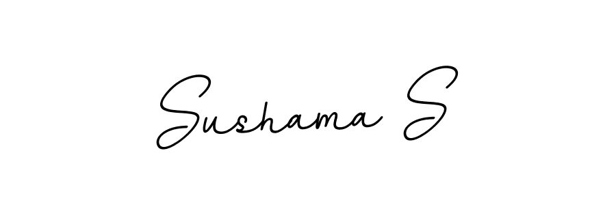 Use a signature maker to create a handwritten signature online. With this signature software, you can design (BallpointsItalic-DORy9) your own signature for name Sushama S. Sushama S signature style 11 images and pictures png