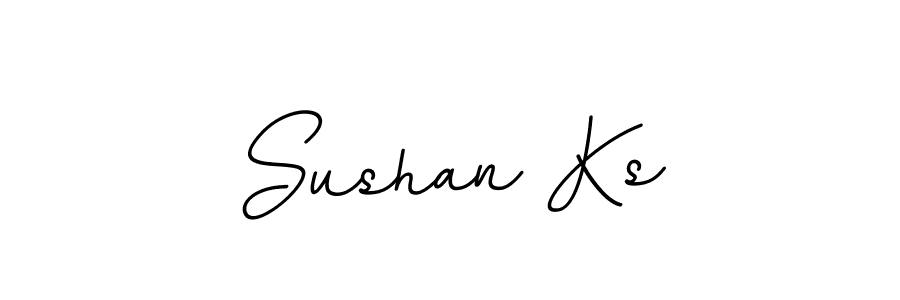 Similarly BallpointsItalic-DORy9 is the best handwritten signature design. Signature creator online .You can use it as an online autograph creator for name Sushan Ks. Sushan Ks signature style 11 images and pictures png
