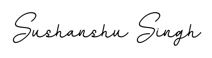 Personalize your online presence with Sushanshu Singh signature rendered in elegant BallpointsItalic-DORy9 font. Great for website footers and blogs. Sushanshu Singh signature style 11 images and pictures png