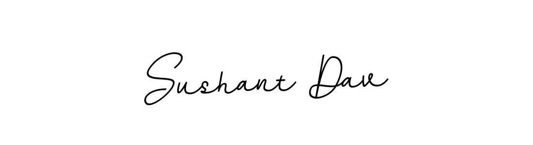 Make a beautiful signature design for name Sushant Dav. With this signature (BallpointsItalic-DORy9) style, you can create a handwritten signature for free. Sushant Dav signature style 11 images and pictures png