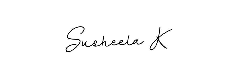 Susheela K stylish signature style. Best Handwritten Sign (BallpointsItalic-DORy9) for my name. Handwritten Signature Collection Ideas for my name Susheela K. Susheela K signature style 11 images and pictures png