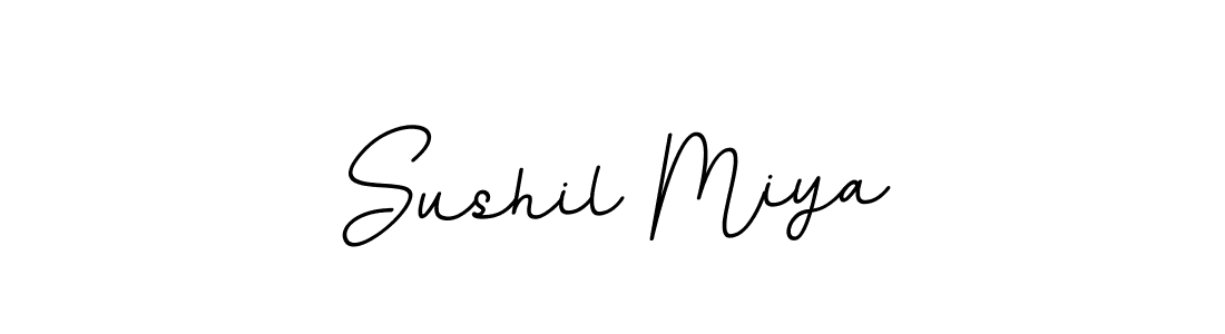 Use a signature maker to create a handwritten signature online. With this signature software, you can design (BallpointsItalic-DORy9) your own signature for name Sushil Miya. Sushil Miya signature style 11 images and pictures png