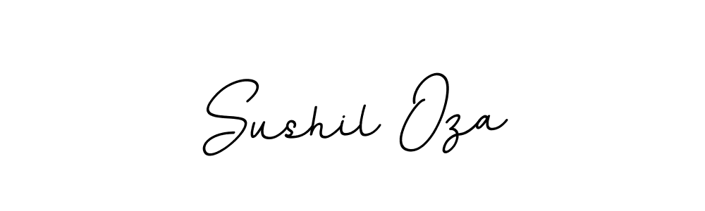How to make Sushil Oza name signature. Use BallpointsItalic-DORy9 style for creating short signs online. This is the latest handwritten sign. Sushil Oza signature style 11 images and pictures png