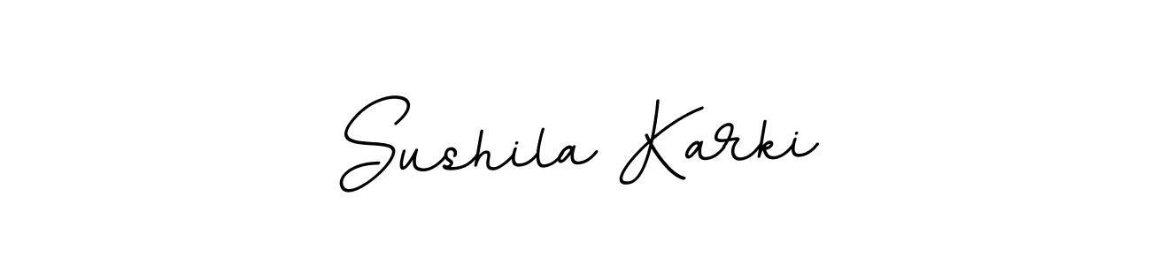This is the best signature style for the Sushila Karki name. Also you like these signature font (BallpointsItalic-DORy9). Mix name signature. Sushila Karki signature style 11 images and pictures png