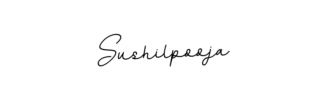 Create a beautiful signature design for name Sushilpooja. With this signature (BallpointsItalic-DORy9) fonts, you can make a handwritten signature for free. Sushilpooja signature style 11 images and pictures png