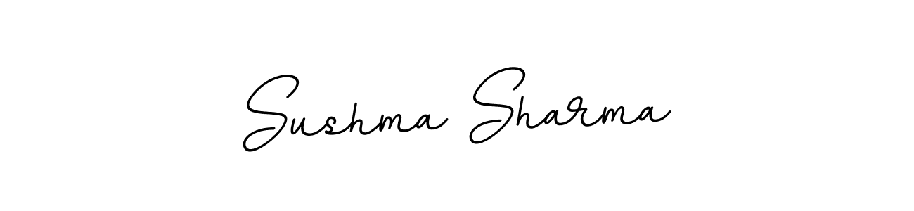 Design your own signature with our free online signature maker. With this signature software, you can create a handwritten (BallpointsItalic-DORy9) signature for name Sushma Sharma. Sushma Sharma signature style 11 images and pictures png