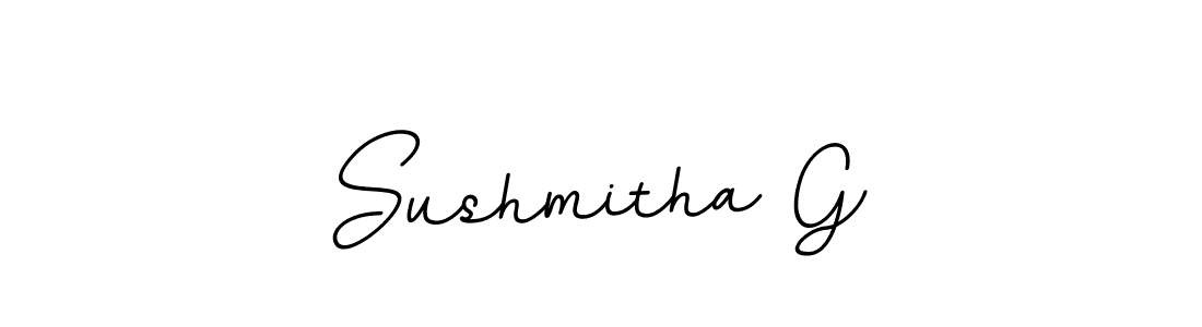 This is the best signature style for the Sushmitha G name. Also you like these signature font (BallpointsItalic-DORy9). Mix name signature. Sushmitha G signature style 11 images and pictures png