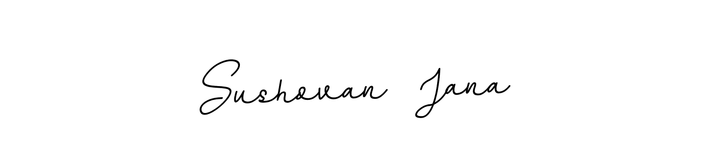 Design your own signature with our free online signature maker. With this signature software, you can create a handwritten (BallpointsItalic-DORy9) signature for name Sushovan  Jana. Sushovan  Jana signature style 11 images and pictures png