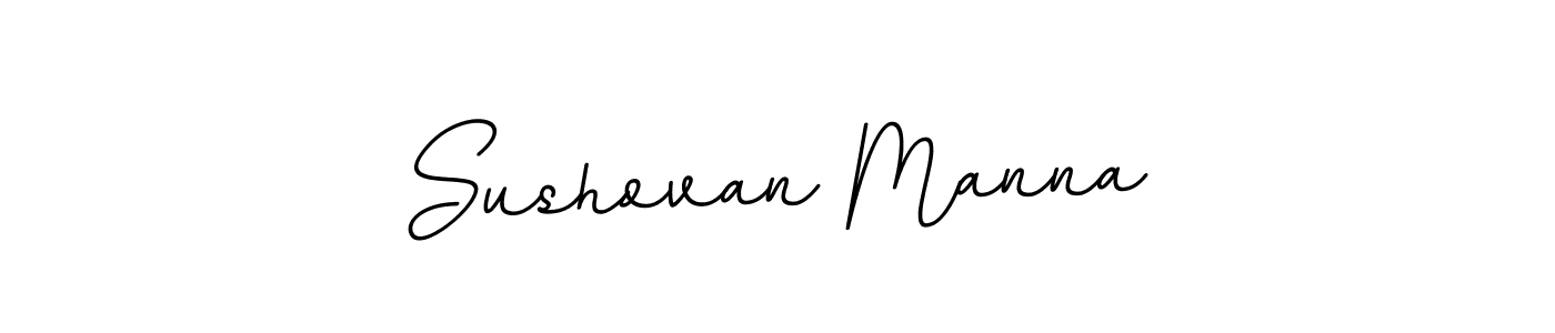 Make a beautiful signature design for name Sushovan Manna. With this signature (BallpointsItalic-DORy9) style, you can create a handwritten signature for free. Sushovan Manna signature style 11 images and pictures png