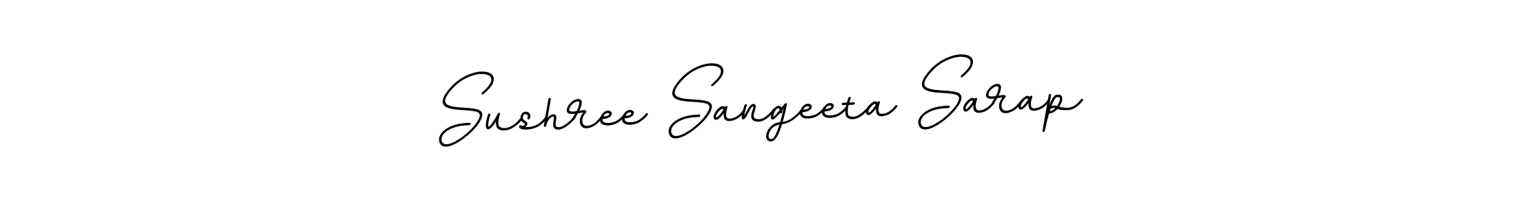 Create a beautiful signature design for name Sushree Sangeeta Sarap. With this signature (BallpointsItalic-DORy9) fonts, you can make a handwritten signature for free. Sushree Sangeeta Sarap signature style 11 images and pictures png