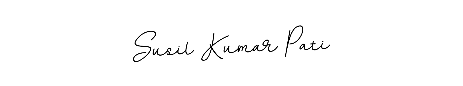 Use a signature maker to create a handwritten signature online. With this signature software, you can design (BallpointsItalic-DORy9) your own signature for name Susil Kumar Pati. Susil Kumar Pati signature style 11 images and pictures png