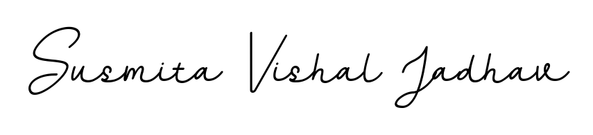 Designed for modern professionals: Susmita Vishal Jadhav name signature crafted with BallpointsItalic-DORy9 script. Ready for digital PDF workflows. Susmita Vishal Jadhav signature style 11 images and pictures png