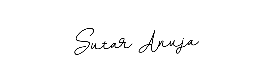 This is the best signature style for the Sutar Anuja name. Also you like these signature font (BallpointsItalic-DORy9). Mix name signature. Sutar Anuja signature style 11 images and pictures png